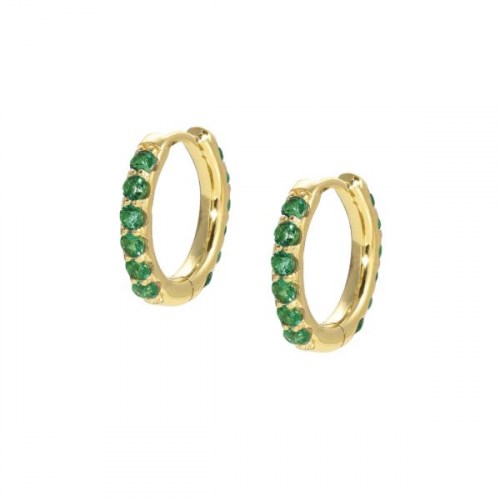 Orecchini Lovelight Gold Green 149709016